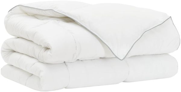 vidaXL Winterbettdecke Weiß 240 x 220 cm Bambus 42042005