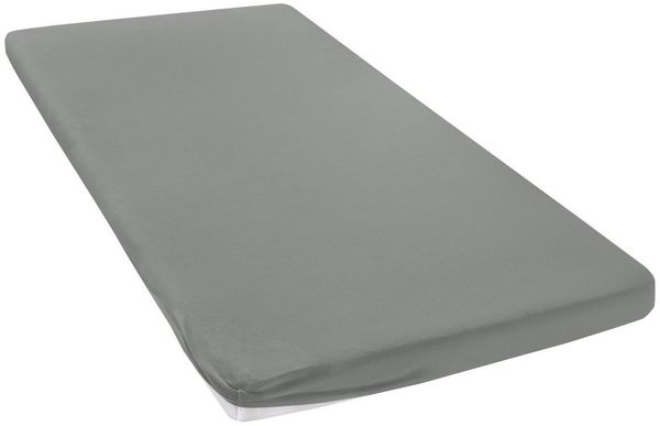 OTTO home Spannbettlaken Topper Basic, in Gr. 90x200, 140x200 oder 180x200 cm, Microfaser-Jersey, Gummizug: rundum, (1 Stück), Baumwolle, Matratzen bis 8 cm Höhe, Bettlaken, Spannbetttuch, Laken