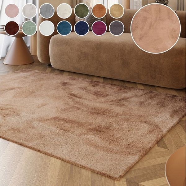 Esprit Hochflor-Teppich Alice ESP-4377, Kunstfell, rechteckig, Höhe: 25 mm, Kaninchenfell-Haptik, besonders weich und dicht, für alle Räume