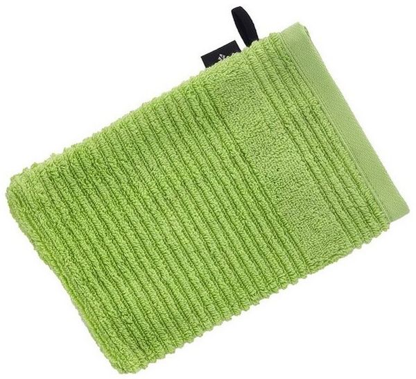 Vossen Waschhandschuh 4er Pack Waschhandschuh 22 x 16 cm Tomorrow, Frottier (Spar-Set, 4-St), Vegan
