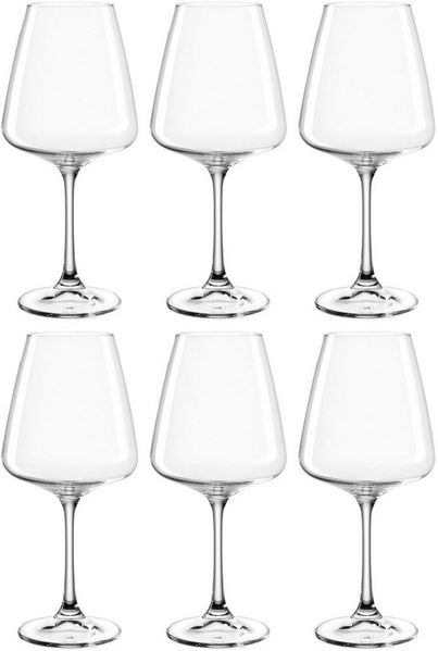 LEONARDO Weinglas Weißweinglas PALADINO, 540 ml, 6er-Set, 6-tlg, Kristallglas, Kelchglas, spülmaschinengeeignet