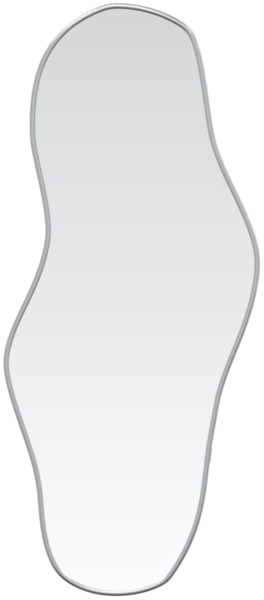 vidaXL Wandspiegel Silbern 80x35 cm 348256