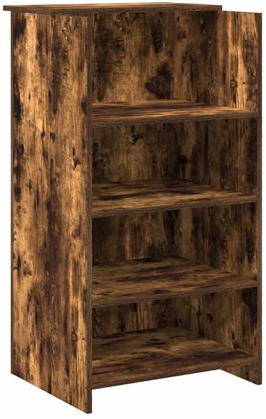 vidaXL Empfangstheke Räuchereiche 155x50x103,5 cm Holzwerkstoff 3324200 Bild 8