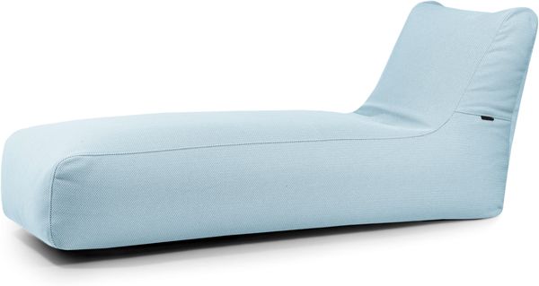 Sitzsack ‘Sunbed‘, Bezugstoff - Canaria, 100% Olefin, Light Blue, 80x180x70 cm cm.