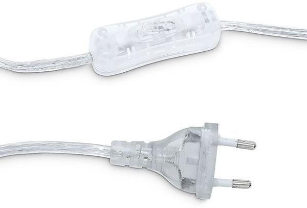 Relaxdays Tischlampe Metall & Stoff Bild 9