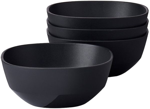 Mepal SILUETA Schale 250 ml 4er Set Nordic Black