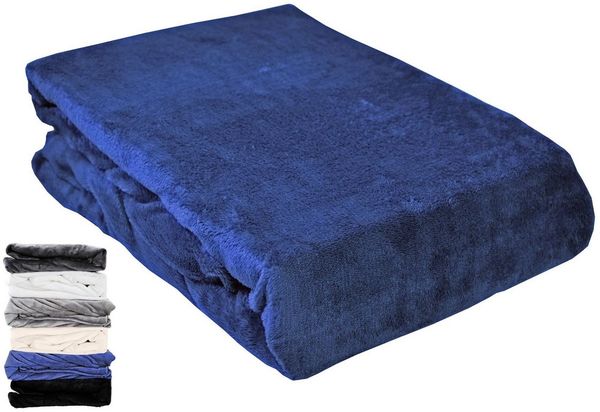 JACK Spannbettlaken Teddy Flausch Cashmere Touch Weiß Grau Anthrazit, Microfaser, Gummizug: Rundumgummizug, (1 Stück), Teddy Plüsch, kuschlig, weiche Oberfläche, superweicher Cashmere-Touch