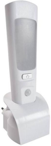 Müller Licht Nachtlichter Minerva Höhe 17 Cm Weiß 1-flammig Oval, Weiß, Kunststoff, 27700012