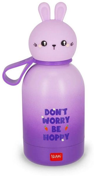 Legami Isolierflasche Legami Edelstahl Thermosflasche Bunny 310 ml Hot & Cold BFF