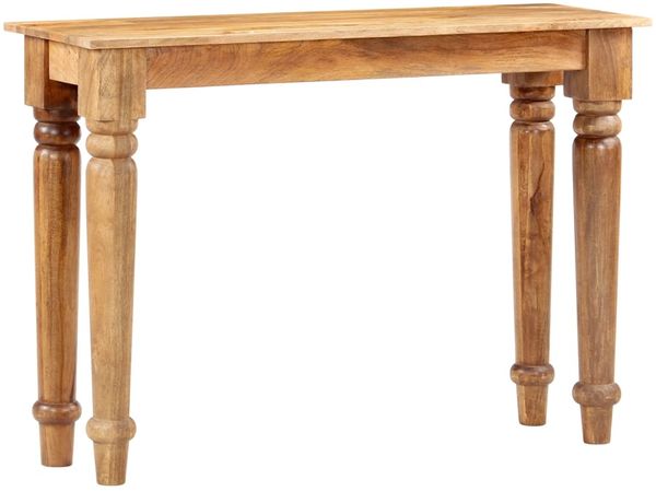 vidaXL Konsolentisch 110x35x77 cm Massivholz Mango 282863