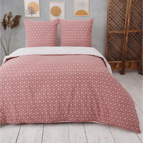 Vency Home Bettwäsche in Gr. 135x200, 155x220 cm oder 200x200, 2 teilig, 1x Bettbezug Reißverschluss + 1x Kissenbezug 80x80 Umschlagverschluss