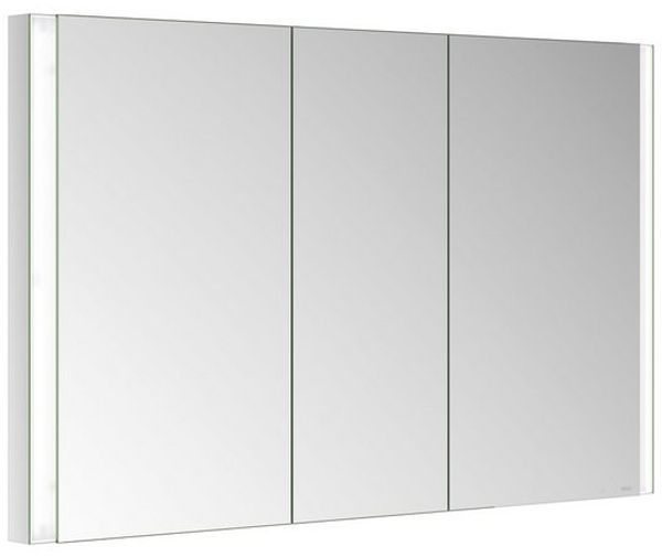 Keuco Badezimmerspiegelschrank Royal Finn Spiegelschrank LED, 120 cm, Unterputz, 3 Türen, Seiten verspiegelt Bild 4