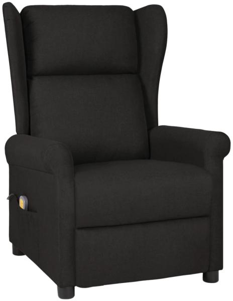 vidaXL Massagesessel Schwarz Stoff 348518