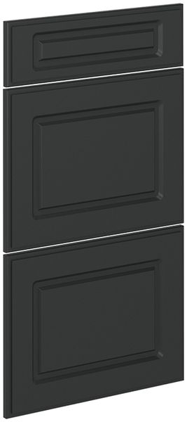 Küchenfront R-Line Anthrazit Landhaus 39.6 x 70.4 cm Möbelfront für den Schubladenunterschrank Vicco