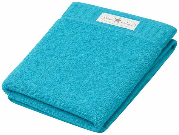 Seestern Duschtuch uni Petrol 70 x 140 cm Badetuch Gästetuch Handtuch