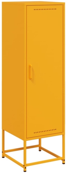 vidaXL Highboard Senfgelb 36x39x123 cm Stahl 846527