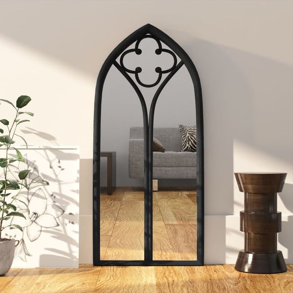 vidaXL Spiegel Schwarz 100x45 cm Eisen für den Innenbereich 3093520