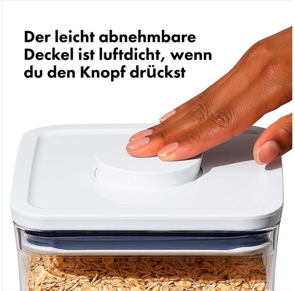 OXO Good Grips Aufbewahrungssystem OXO 4-Piece Mini POP Container Set, Kunststoff, (Set, 4-tlg), Langlebig, spülmaschinenfest und vielseitig einsetzbar Bild 2