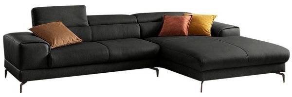 W.SCHILLIG Ecksofa piedroo, Designsofa mit tollem Sitzkomfort, elegant und bequem, L-Form, Kopfteilverstellung, wahlweise mit Sitztiefenverstellung, Breite 303cm
