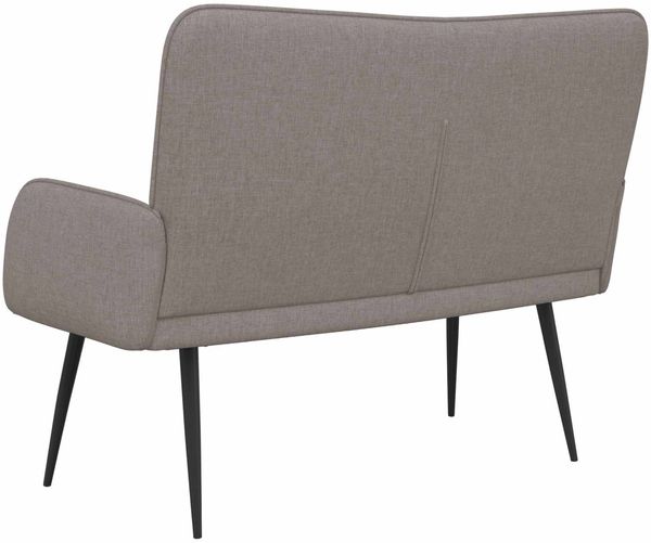 vidaXL 2-Sitzer Sofa Taupe 115 x 61 x 87 cm Stoff 42028908 Bild 6