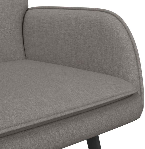 vidaXL 2-Sitzer Sofa Taupe 115 x 61 x 87 cm Stoff 42028908 Bild 7
