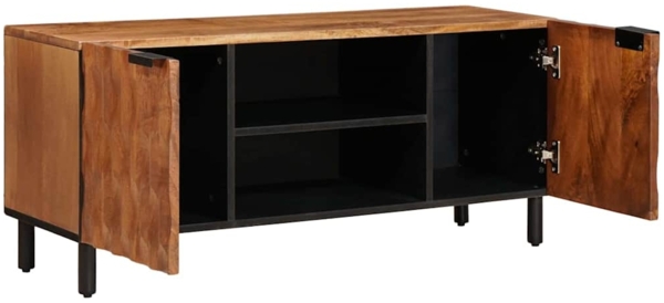 vidaXL TV-Schränk mit Tür Akazienbraune Oberfläche 105 x 33,5 x 46 cm 4017900