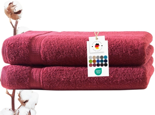 Carpe Sonno Duschtücher 70x140 cm 100% Baumwolle Handtücher 500 g/m2 Frottier Duschtuch Set, Frottier (Spar-Set, 2-St), Extra Soft & Weich, Saugfähig, Schwer, Atmungsaktiv, schnell trocknend