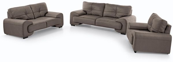 Beautysofa Big-Sofa Polstergarnitur Omega Set 3+2+1 Sofa Wohnzimmer Sofagarnitur, modernes Sofaset für Wohnzimmer, Kunstleder Couchgarnitur im modernen Design