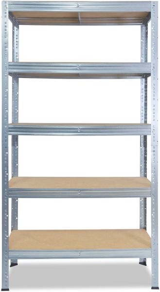 shelfplaza PRO 230x80x50 cm Schwerlastregal in grau-verzinkt mit 5 Böden und 200 kg Traglast pro Boden Bild 5