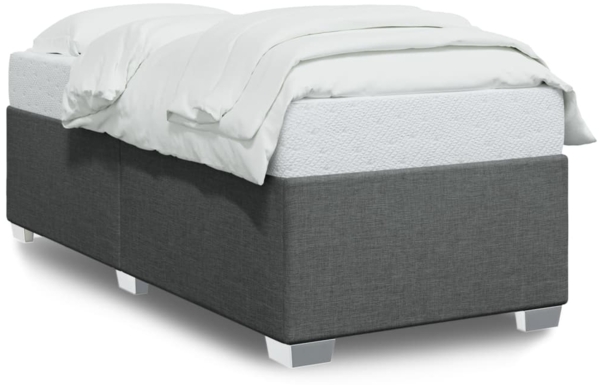 vidaXL Bettgestell ohne Matratze Dunkelgrau 80x200 cm Stoff 3284430