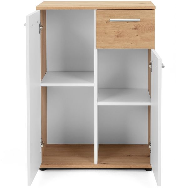 Kommode >Jacklin I< in Artisan-Eiche - 60x85x35cm (BxHxT) Bild 5