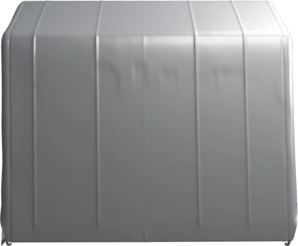 vidaXL Lagerzelt 240x240 cm Stahl Grau 3079584 Bild 2