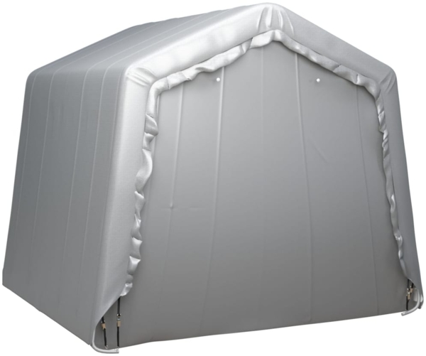 vidaXL Lagerzelt 240x240 cm Stahl Grau 3079584 Bild 3