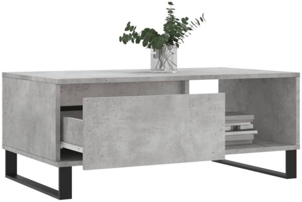 vidaXL Couchtisch Betongrau 90x50x36,5 cm Holzwerkstoff 830576 Bild 2