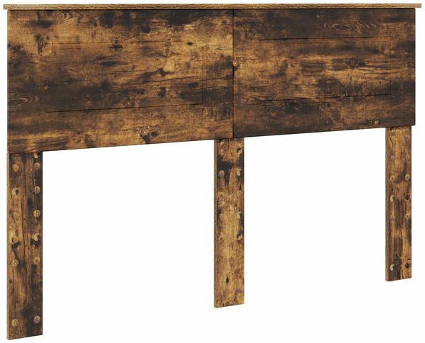 vidaXL Bettrahmen Geräucherte Eiche 150 x 200 cm Holzwerkstoff 3408659 Bild 6