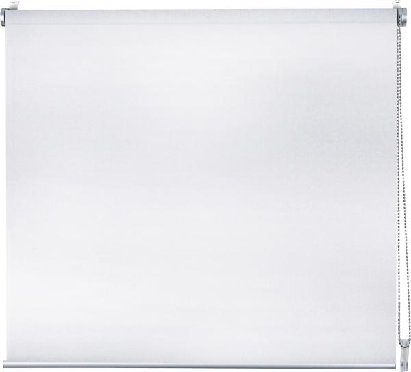 ondeco Klemmrollo ohne Bohren, Sichtschutz Rollo Fenster innen und Tür mit Klemmträger Smart tauglich - Weiss - 100x150 cm