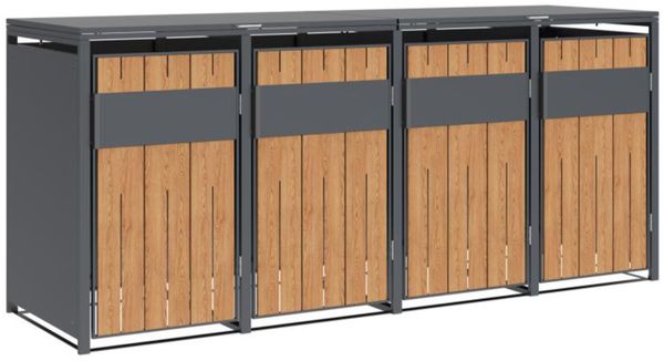Westmann Varius 4 | Metall Mülltonnenbox 4er |