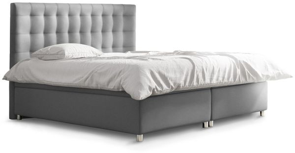 99rooms Riverside Boxspringbett Velours 200x200 cm Lila Bild 4