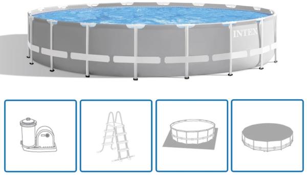 Intex Prism Frame Swimmingpool-Set Rund 549 x 122 cm 26732GN 91583