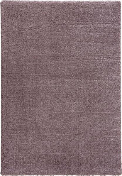 Teppich in Mauve aus 100% Polyester - 290x200x3cm (LxBxH)