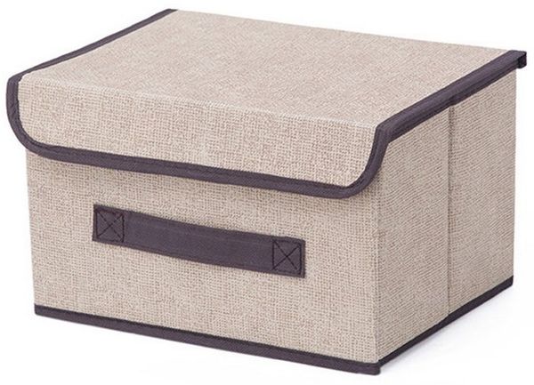 Agger Aufbewahrungsbox Aufbewahrungsdose Aufbewahrungstasche mit Decke, klappbar, Stoffboxen, Aufbewahrung, Organizer, für Kleiderschrank