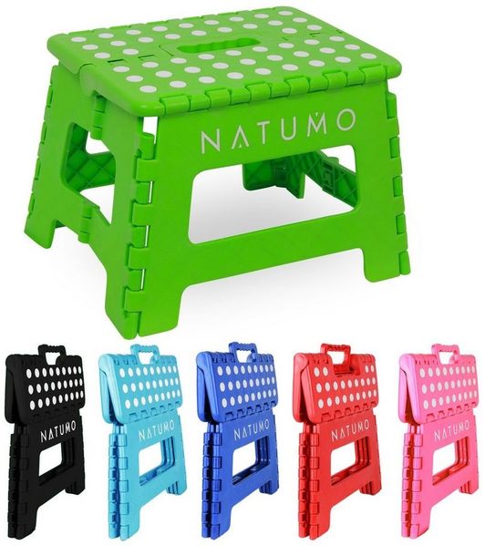 natumo Tritthocker faltbare Aufstiegshilfe für Kinder & Erwachsene - bis 150kg (1 St)