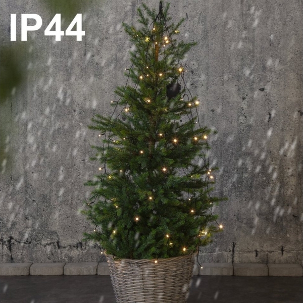 STAR TRADING LED-Lichterkette Akku, LED Baummantel Lichterkette,Akku', 2er-Set, warmweiß, batteriebetrieb Bild 3