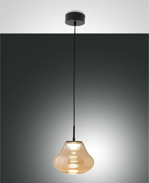 Fabas Luce 3774-40-241 LED Pendelleuchte Deva 25cm Amber dimmbar
