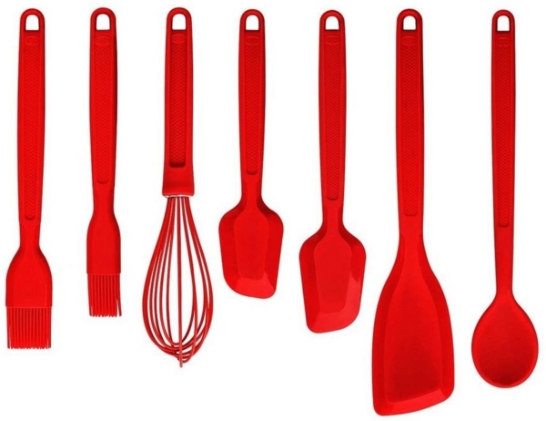 Dr. Oetker Silikon-Backpinsel FLEXXIBLE LOVE, Küchen-Pinsel aus hochwertigem Platinsilikon, spülmaschinengeeignet, Bratpinsel mit Silikonborsten, aufhängbar (Borstenbreite: 35 mm), Menge: 1 Stück