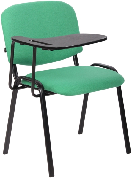 CLP Stuhl Ken mit Klapptisch Stoff mit gepolsterter Sitzfläche,grün