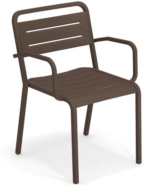 2er Set Urban Gartenstuhl braun