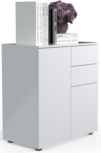 VCM Kommode & Sideboard Dalosa 918337 Weiß H. 77 x B. 70 x T. 39cm