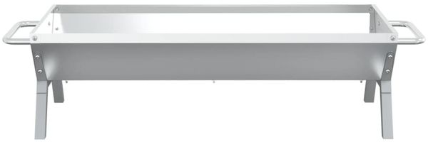vidaXL Grill Silbern 118x42x30,5 cm Edelstahl 319969 Bild 4