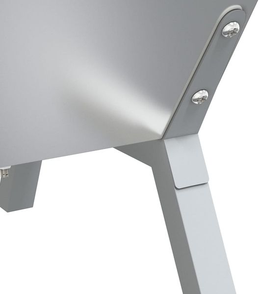 vidaXL Grill Silbern 118x42x30,5 cm Edelstahl 319969 Bild 6